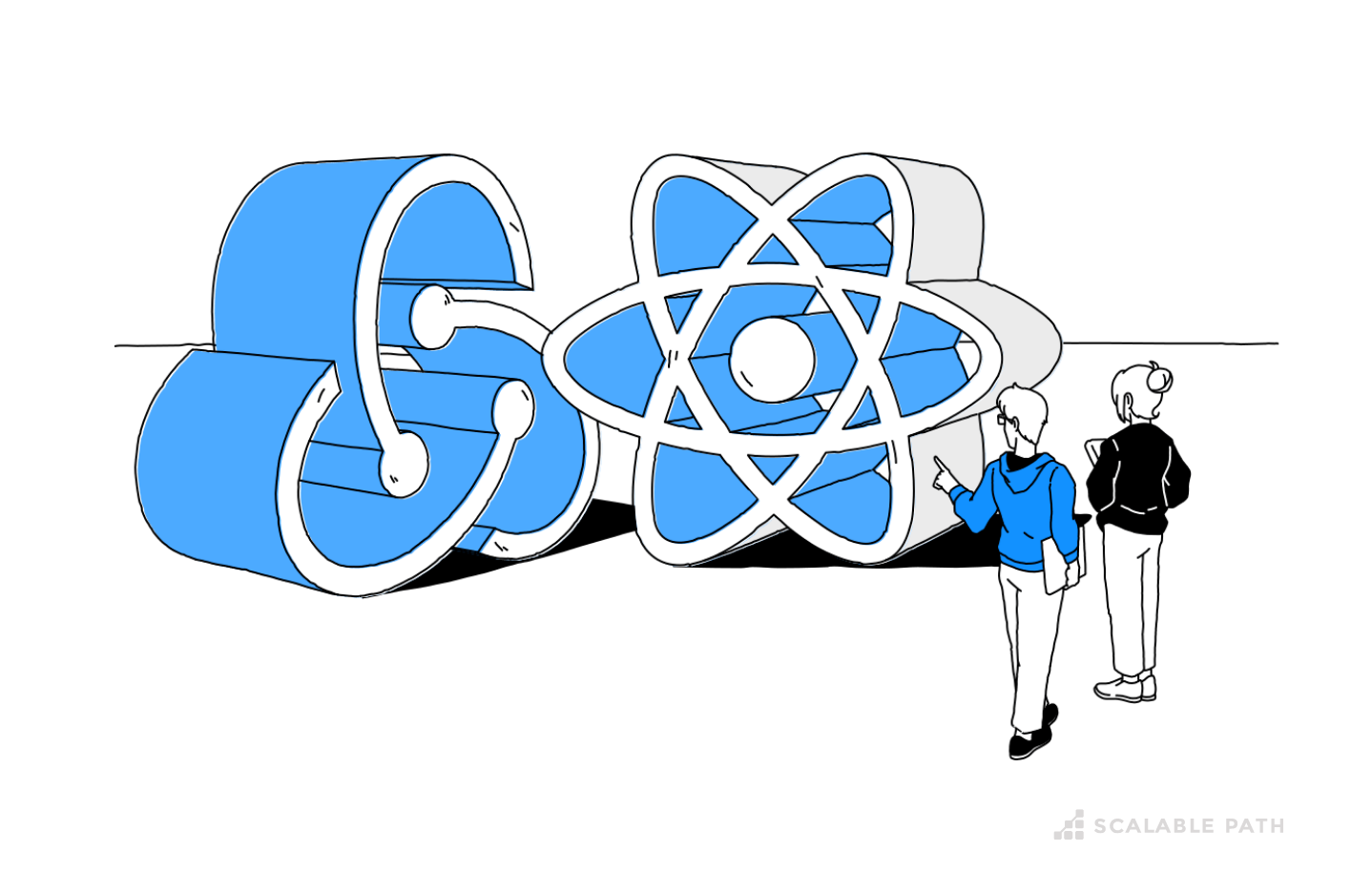 React and Redux logo