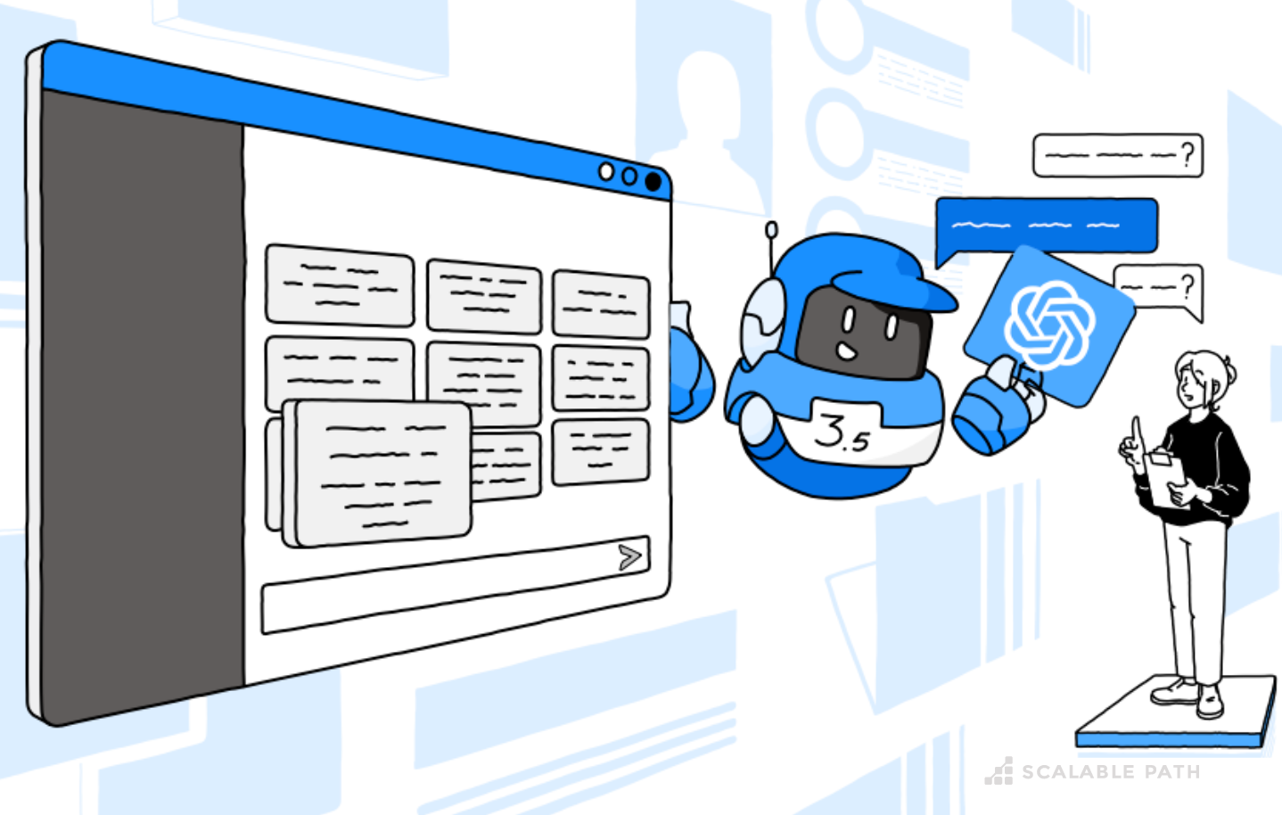 A tech manager uses ChatGPT to help hire software developers